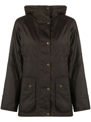 Barbour button-up hooded jacket - Green