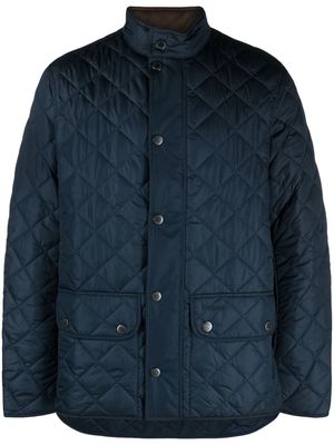 Barbour button-up quilted jacket - Blue