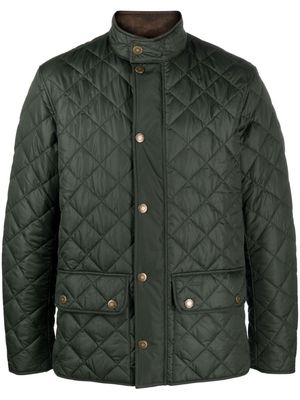 Barbour button-up quilted jacket - Green