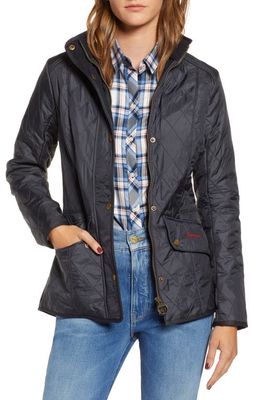 Barbour Cavalry Quilted Jacket in Navy