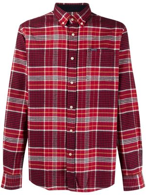 Barbour check-print button-down shirt - Red