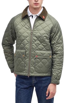 Barbour Chinese New Year Quilted Jacket in Light Moss