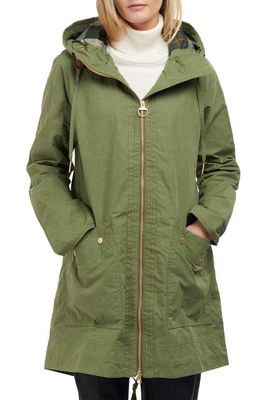 Barbour Clevedon Rain Jacket in Army/Ancient