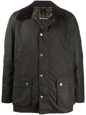 Barbour contrast collar buttoned jacket - Green