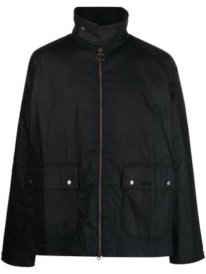 Barbour corduroy-collar cotton jacket - Blue