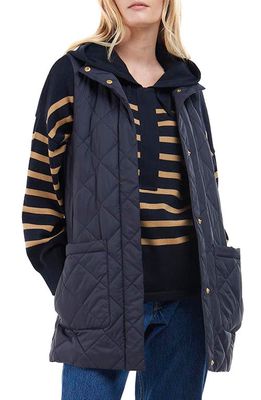 Barbour Cosmia Quilted Vest in Midnight