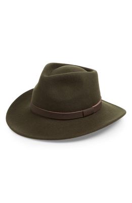 Barbour Crushable Bushman Fedora in Olive