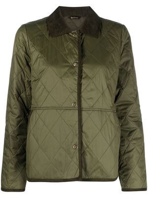 Barbour diamond-quilted field jacket - Green