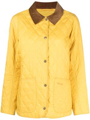 Barbour diamond-quilted jacket - Yellow