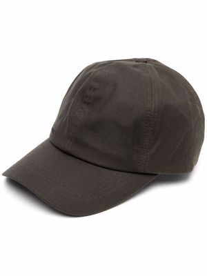 Barbour embroided-logo cotton cap - Green