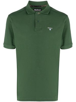 Barbour embroidered logo polo shirt - Green