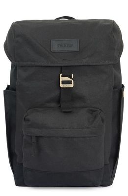 Barbour Essential Wax Backpack in Black