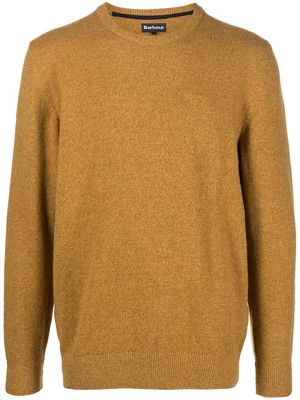 Barbour fine-knit ribbed-trim jumper - Yellow
