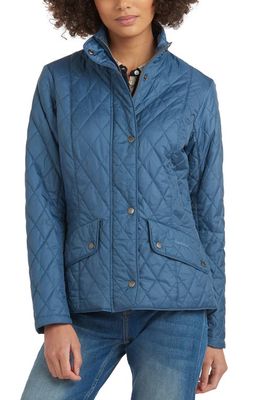 Barbour Flyweight Quilted Jacket in Stone Blue