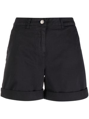 Barbour folded-edge short shorts - Blue