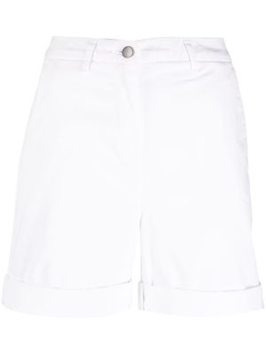Barbour folded-edge short shorts - White
