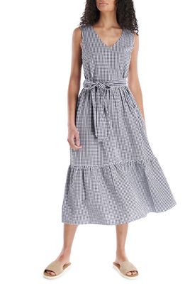 Barbour Harebell Gingham Cotton Dress in Navy Check