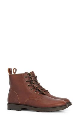 Barbour Heyford Plain Toe Derby Boot in Chestnut