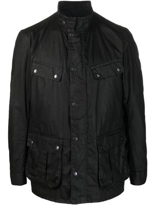 Barbour high-neck button-fastening jacket - Black
