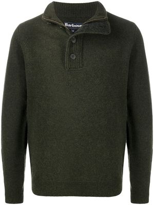 Barbour high-neck sweater - Green