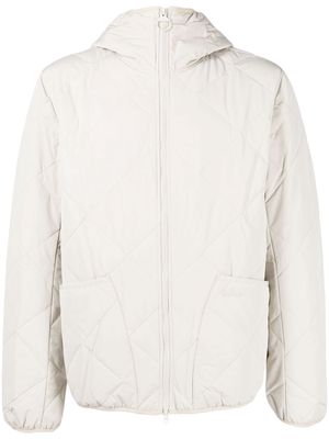 Barbour Hooded Liddesdale quilted jacket - White