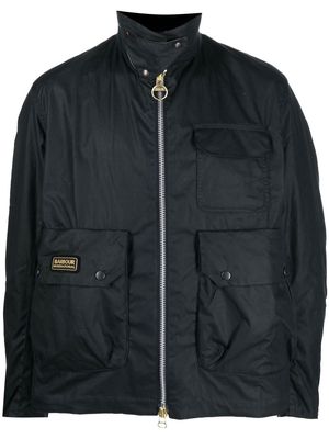 Barbour International cotton shirt jacket - Black