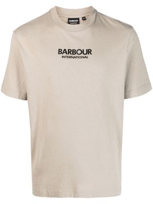 Barbour International logo T-shirt - Grey