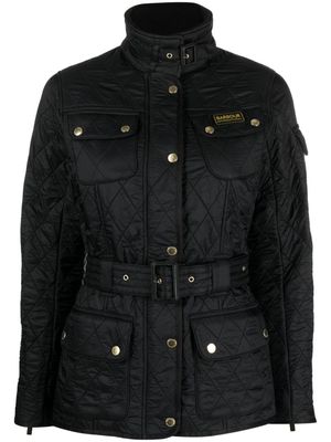 Barbour International Polarquilt belted jacket - Black