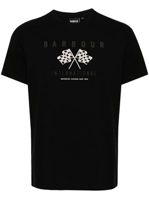 Barbour International Victory logo-print T-shirt - Black