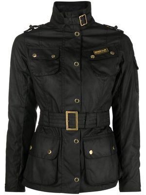 Barbour International waxed jacket - Black