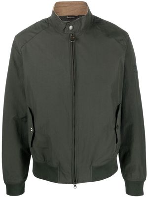 Barbour International zip-fastening bomber jacket - Green