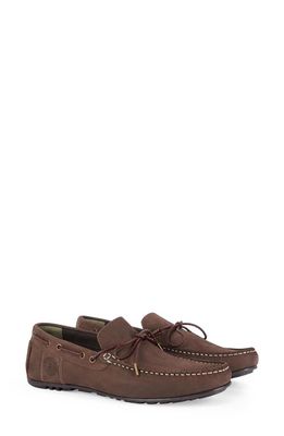 Barbour Jenson Driving Shoe in Dk Brown