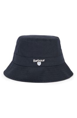Barbour Kids' Cascade Bucket Hat in Navy
