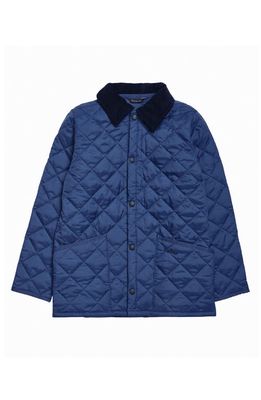 Barbour Kids' Liddesdale Quilted Jacket in Mid Blue