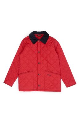 Barbour Kids' Liddesdale Quilted Jacket in Red