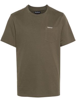 Barbour Langdon logo-embroidered T-Shirt - Green