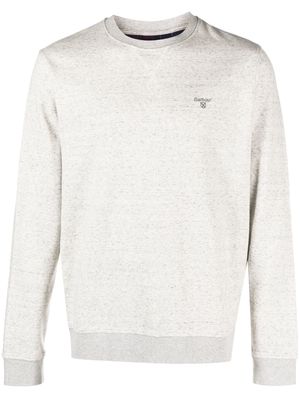 Barbour logo-embroidered cotton sweatshirt - Grey
