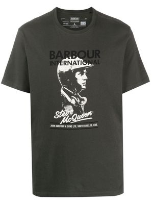 Barbour logo-print cotton T-shirt - Green