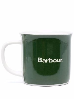 Barbour logo-print mug - Green