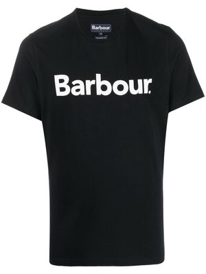 Barbour logo-print short-sleeve T-shirt - Black