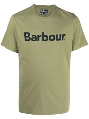 Barbour logo-print short-sleeve T-shirt - Green