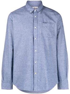 Barbour long-sleeve cotton shirt - Blue