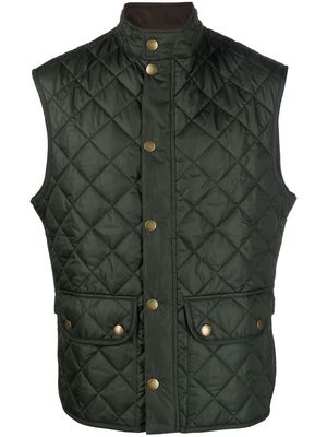 Barbour Lowerdale quilted cotton vest - Green
