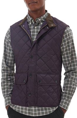 Barbour Lowerdale Slim Fit Quilted Vest in Fig