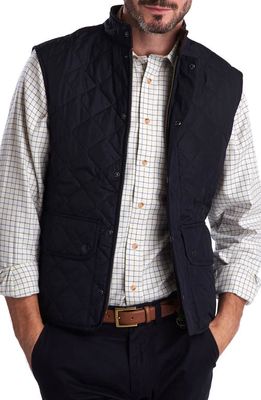 Barbour Lowerdale Slim Fit Quilted Vest in Navy