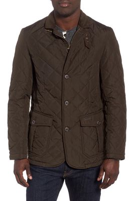 Barbour Lutz Quilted Jacket in Olive