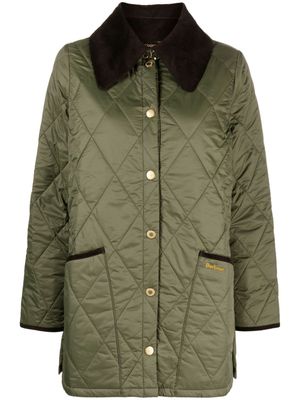 Barbour Modern Liddesdale logo-embroidered quilted jacket - Green