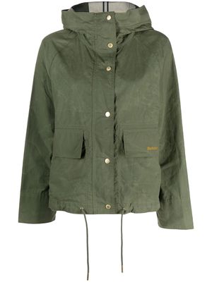 Barbour Nith showerproof hooded coat - Green