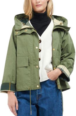 Barbour Nith Waterproof Cotton Jacket in Army Green/Ancient