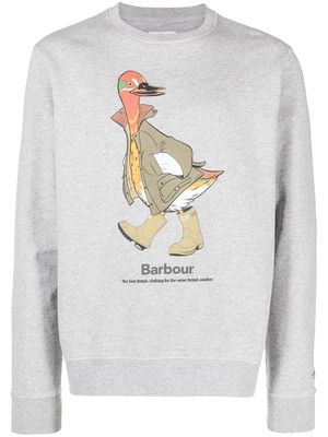 Barbour Noah duck-print sweatshirt - Grey